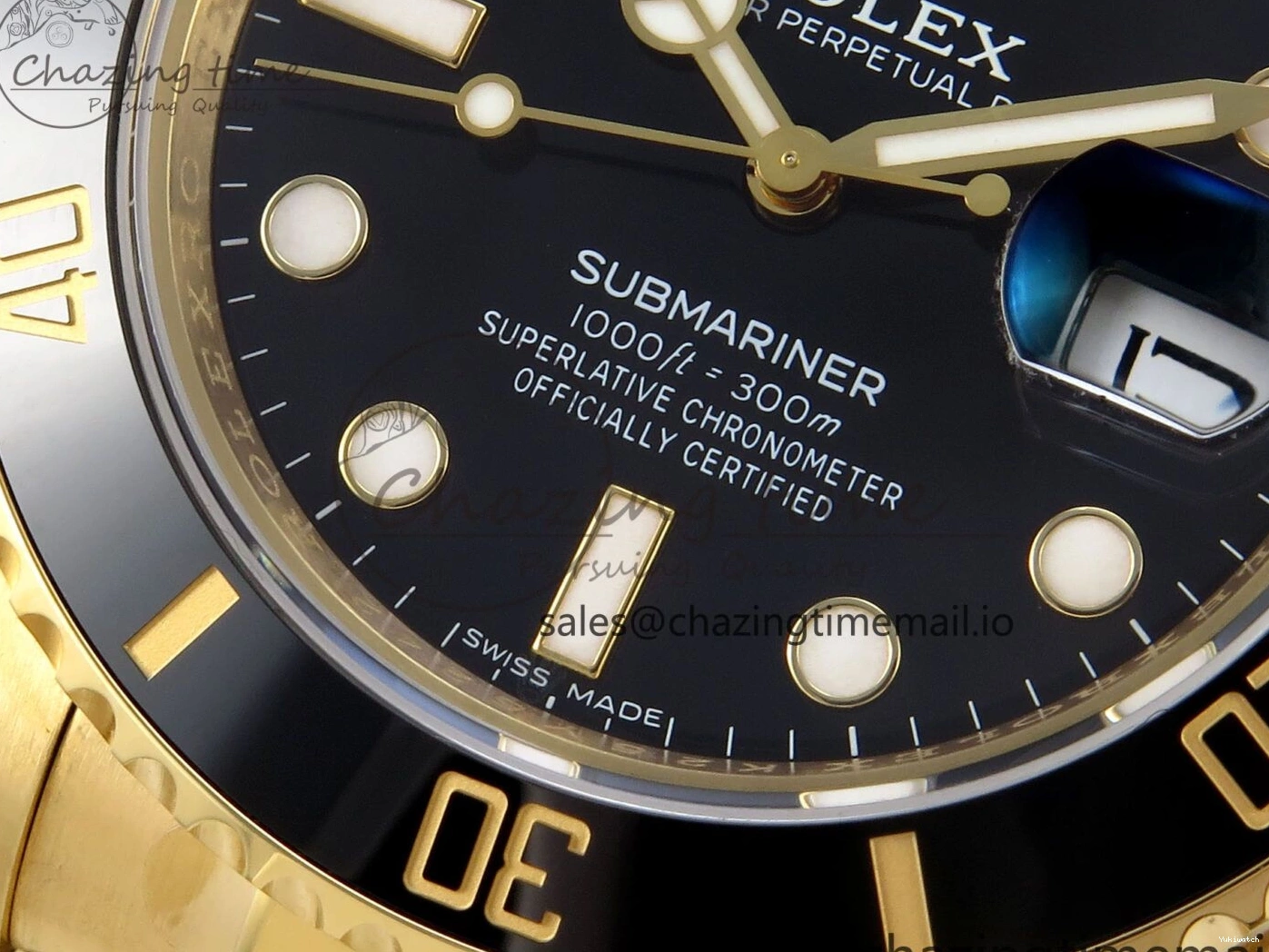 Submariner Black YG VS3135 Ceramic 116618 Steel 1:1 LN Edition Plated VSF 904L Best 0115